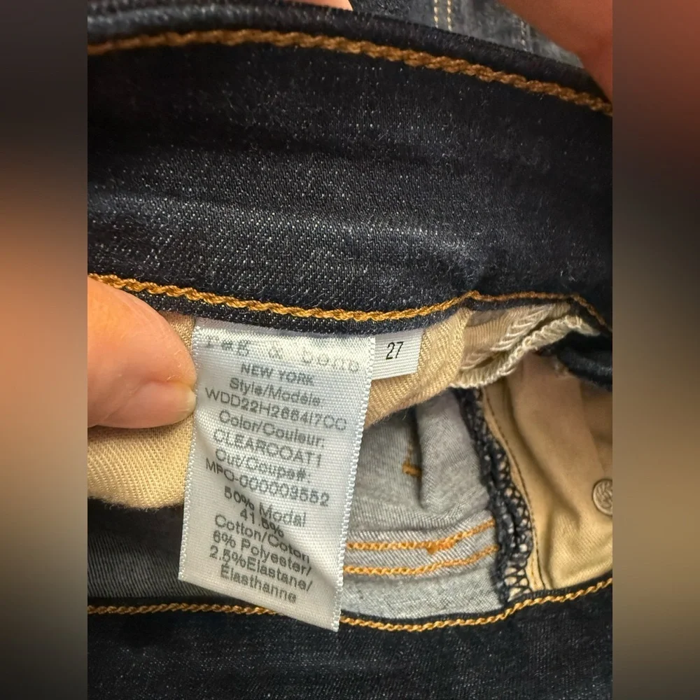 Rag & Bone Nina High Rise Skinny in Clear Coat Dark Blue Stretch Jeans 27 - Picture 5 of 6
